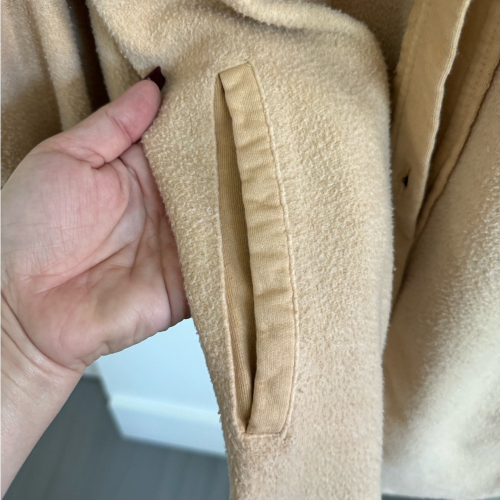 Free People “Ruby” Oversized Shacket in Beige - Picture 6 of 14